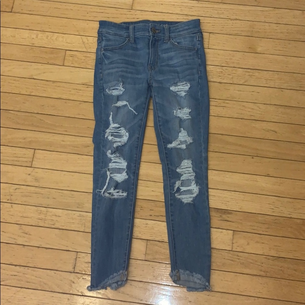 High waisted American Eagle jeggings